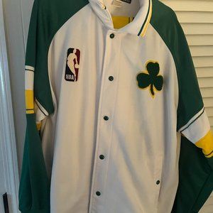 Boston Celtics Warm Up Basketball Track Suit Used Vintage